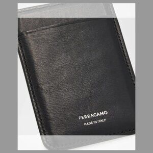 Ferragamo Men's Florence Leather MagSafe Compatible Card Holder (Orig.$275)w/tax
